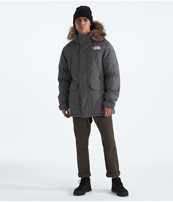 Grey parkas top