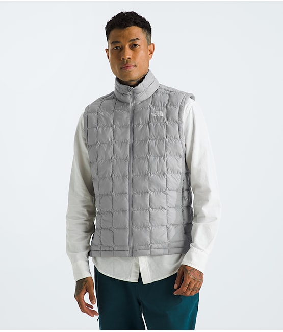 North face gray vest top