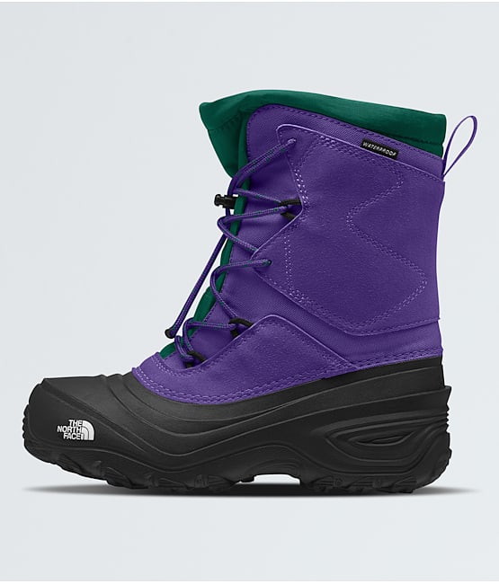 Purple north face boots sales