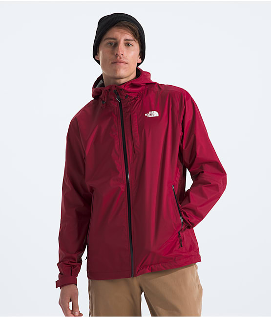 North face coats red store