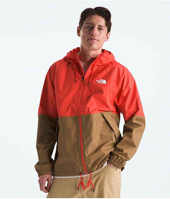 The North Face Men's Antora Rain Hoodie, XXL, Orange