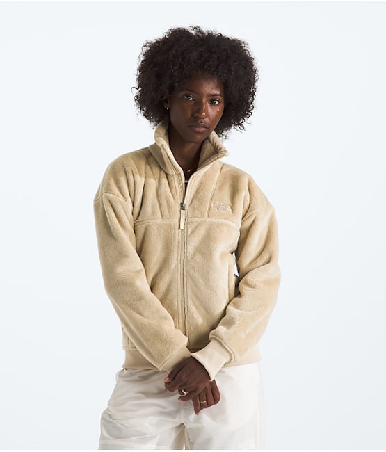 Women's fuzzy fleece jacket discount