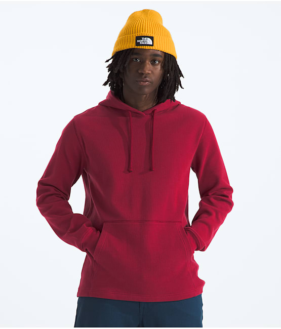 Bright red hoodie shop