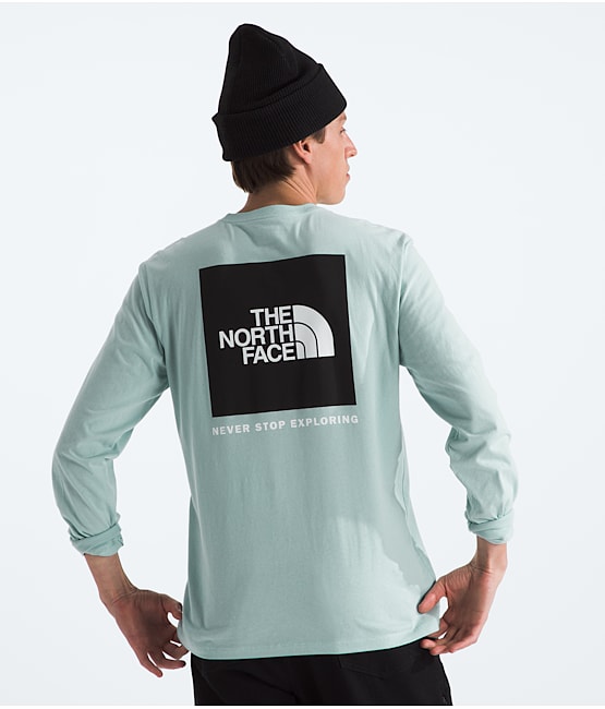 North face never stop exploring long sleeve t shirt discount
