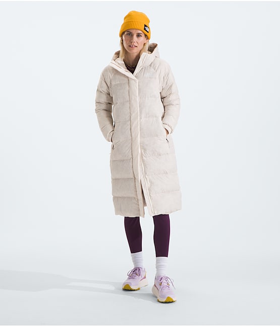 North face white parka hotsell