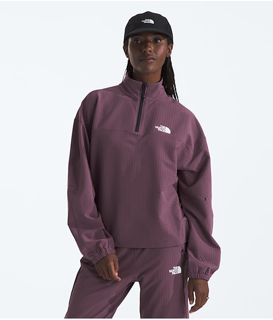 North face half zip pullover women's 2025