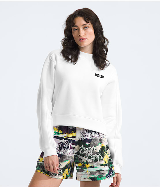 Women s Heavyweight Box Fit Crew The North Face