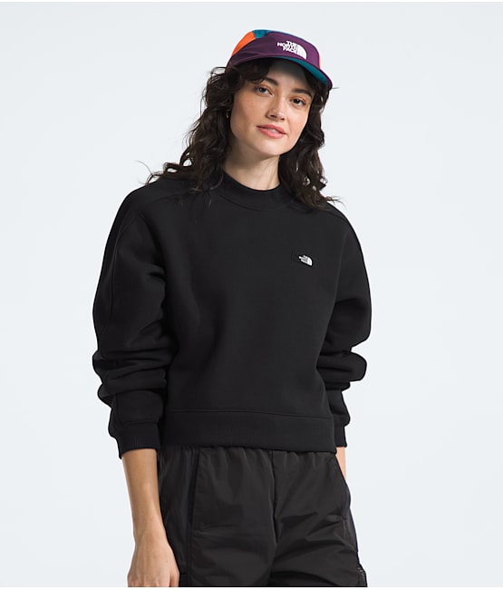 Women s Heavyweight Box Fit Crew The North Face