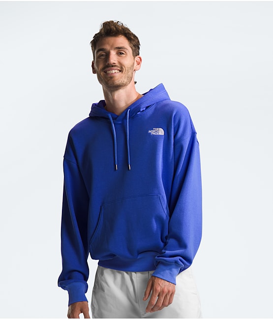 Blue hoodie jacket top