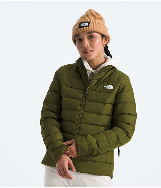 North face green waterproof jacket sale