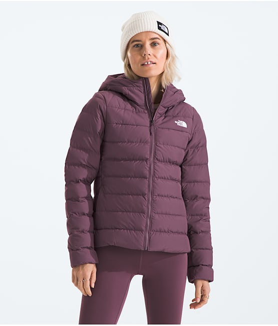 North face purple jacket womens store