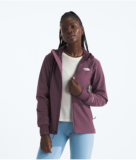 North face soft shell hooded jacket shop