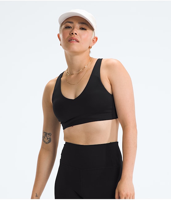 Women s Dune Sky Valley Shine Bra The North Face