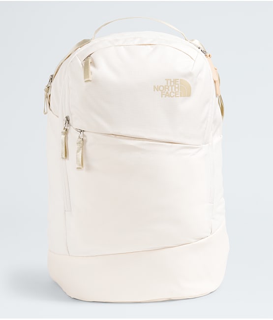 Cream north face backpack discount