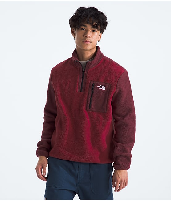 North face fleece vest men top