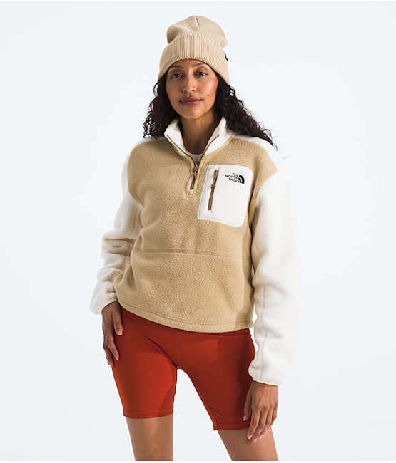North face women's fleece pullover shop