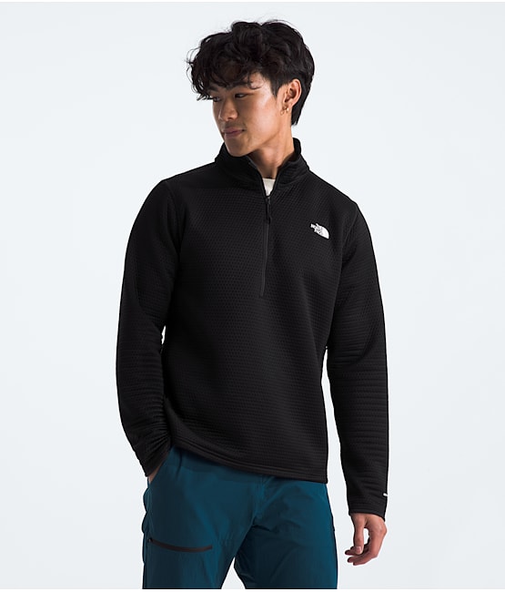 North face three quarter zip online