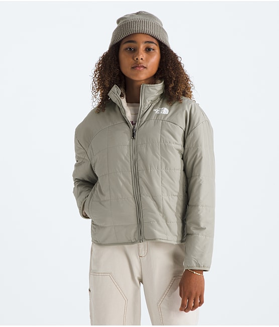 Girls grey jacket sales