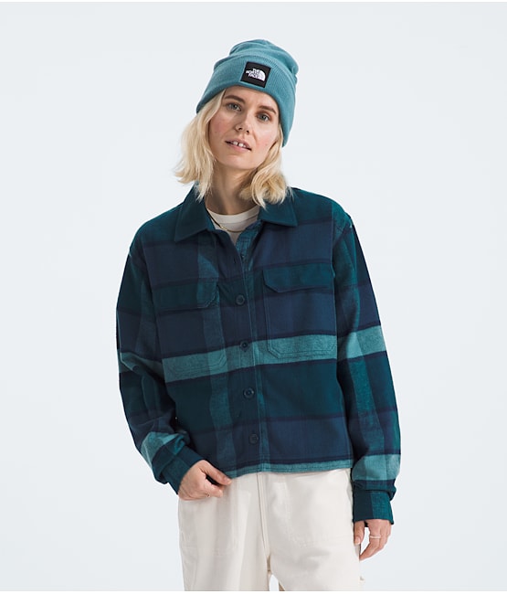 The north face flannel jacket shop