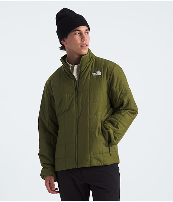 North face parka mens green cheap