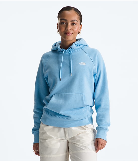 North face light blue hoodie store