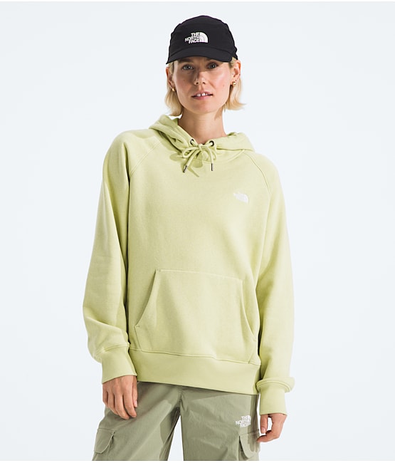 Yellow north face hoodie womens 2025