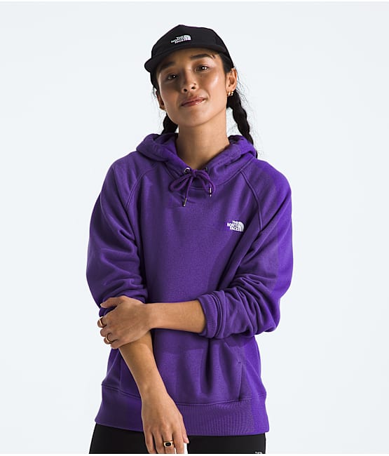 Purple north face hoodie 2025