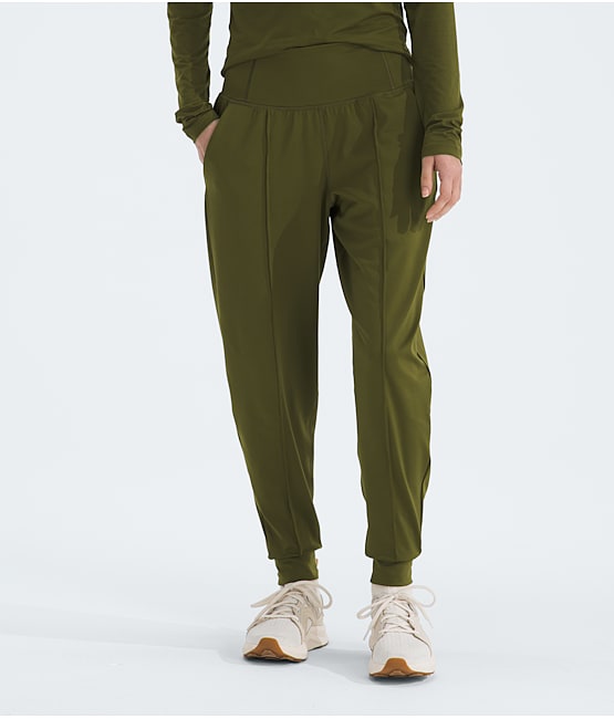 Olive green sweatpants womens clearance