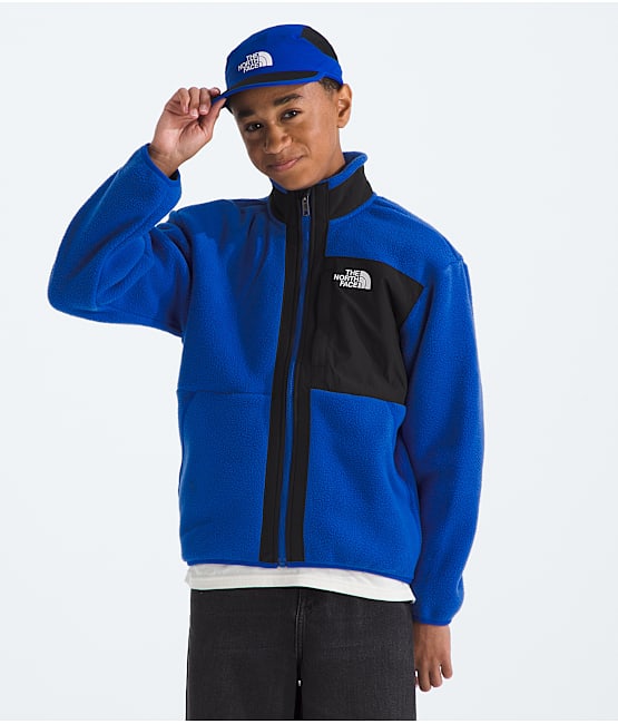 blue jacket The North Face