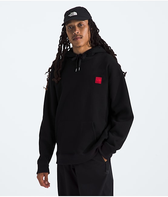 red hoodie | The North Face