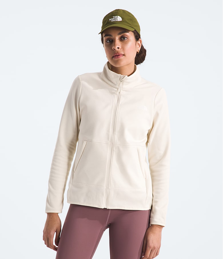 The North Face Canyonlands Full Zip Hoodie Women s XS White Dune Heather