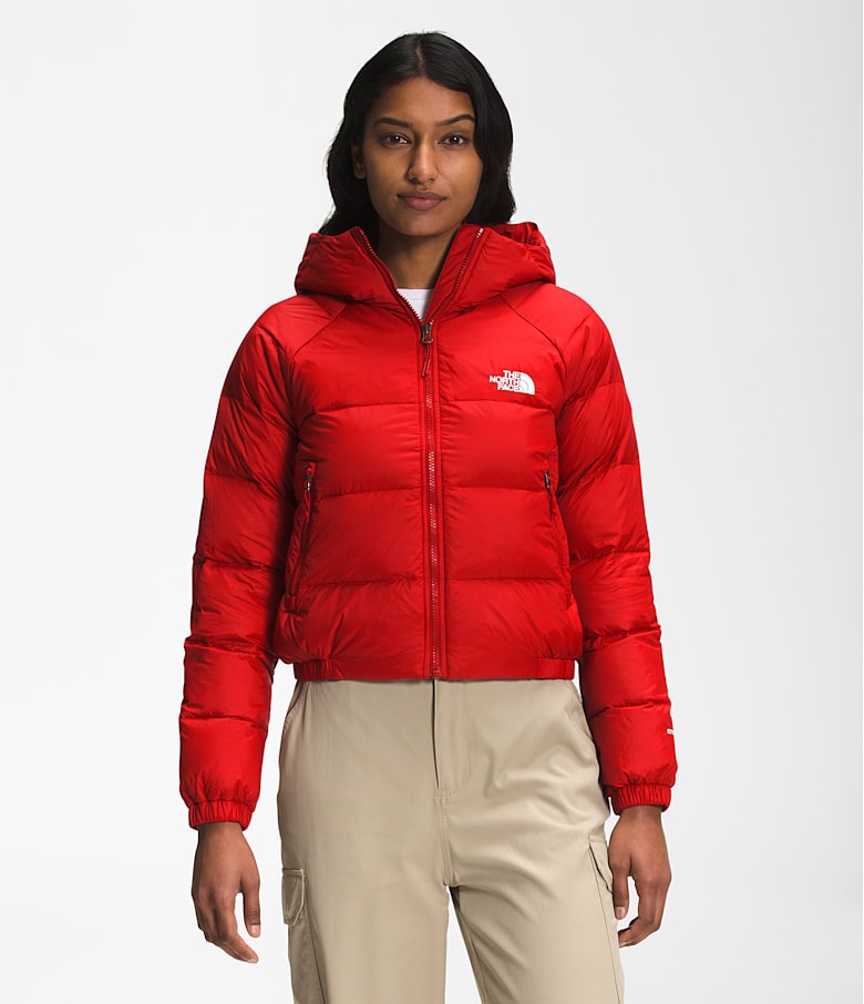Red north face hoodie womens outlet