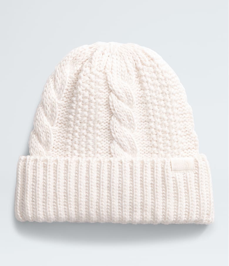 The North Face Women s Oh Mega Beanie White Dune