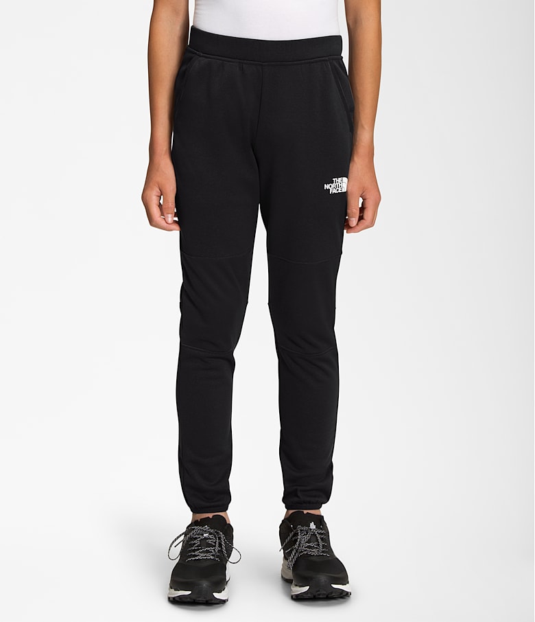 Boys black north face joggers discount