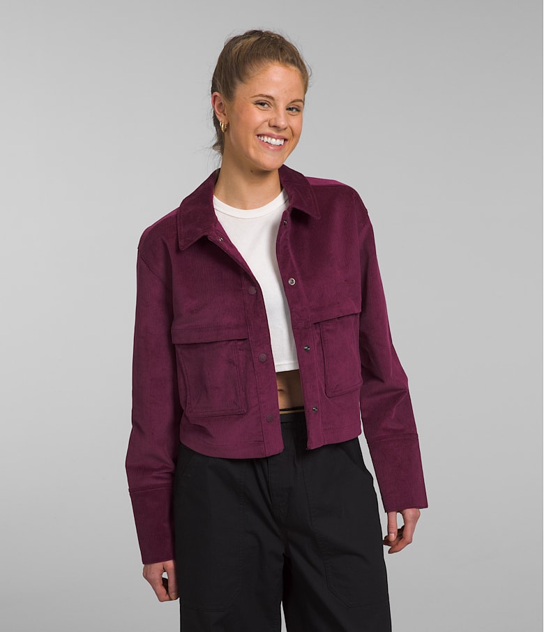 Women s Utility Cord Shacket