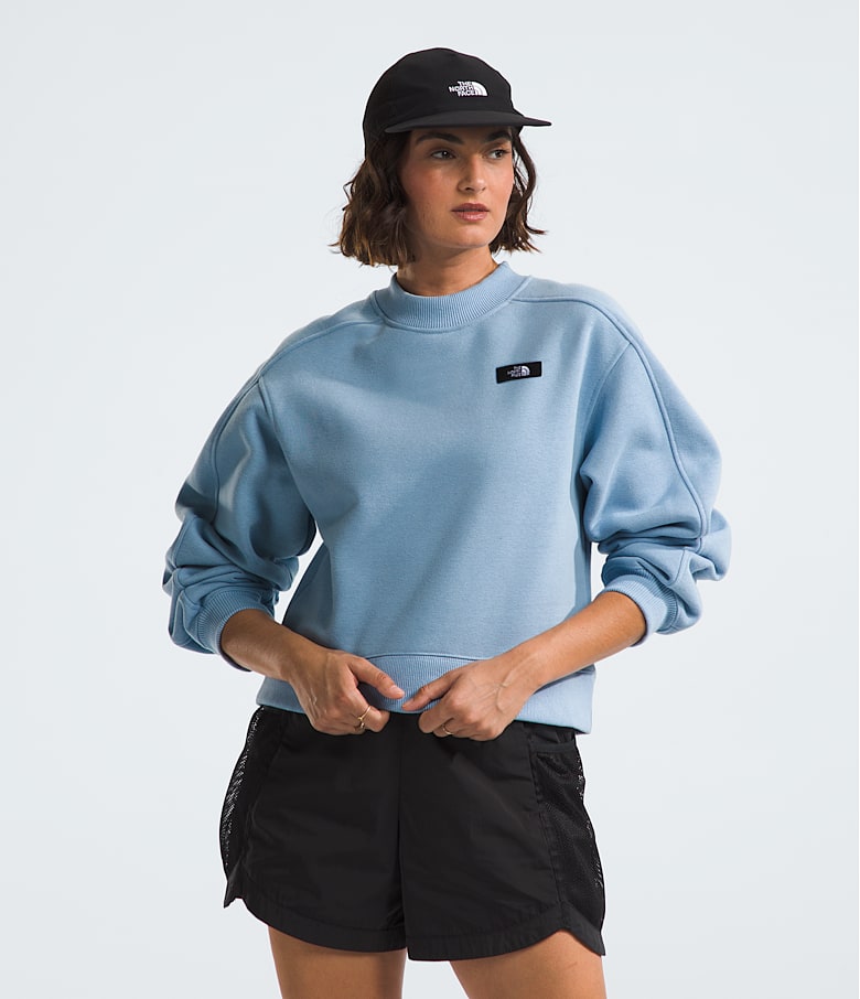 Women s Heavyweight Box Fit Crew The North Face