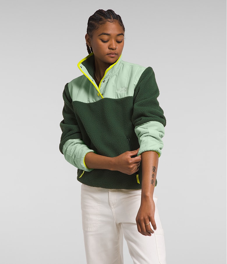 North face snap pullover cheap