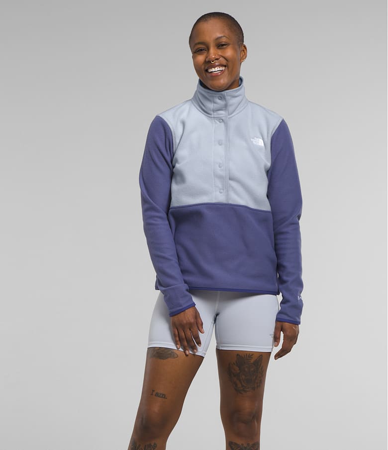 Women s Alpine Polartec 100 Snap Jacket The North Face