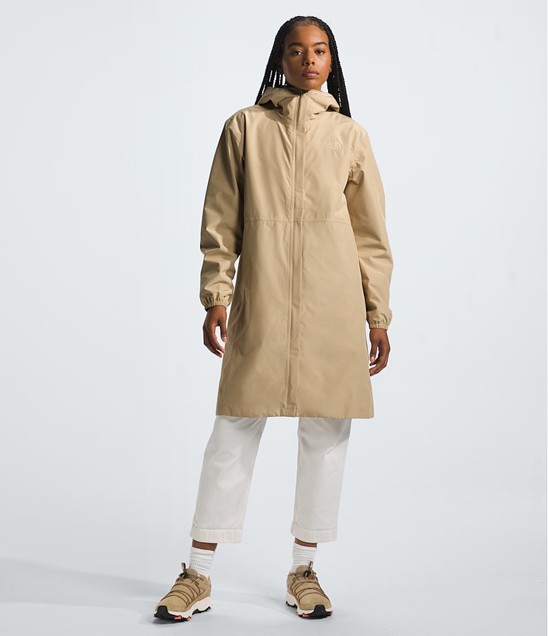 Khaki raincoat womens clearance