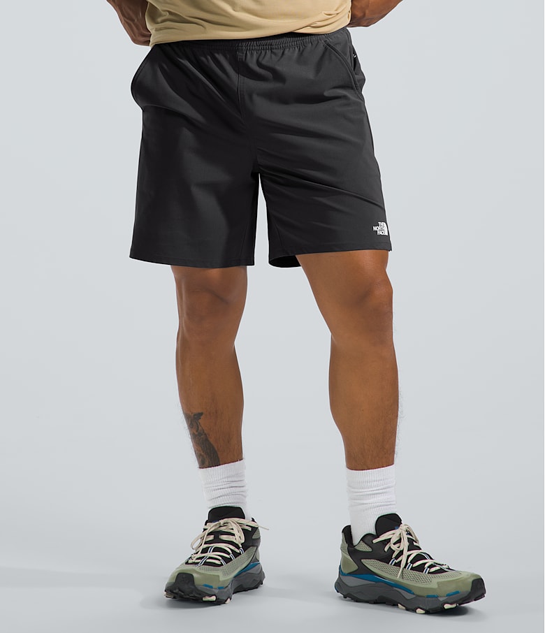 North face logo shorts on sale