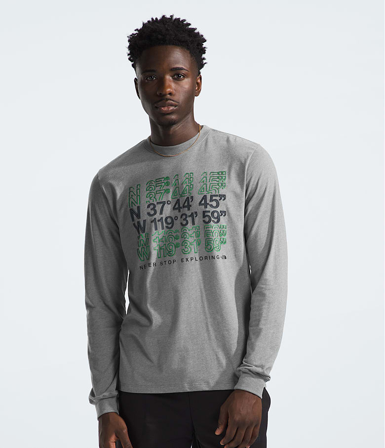 North face white long sleeve top
