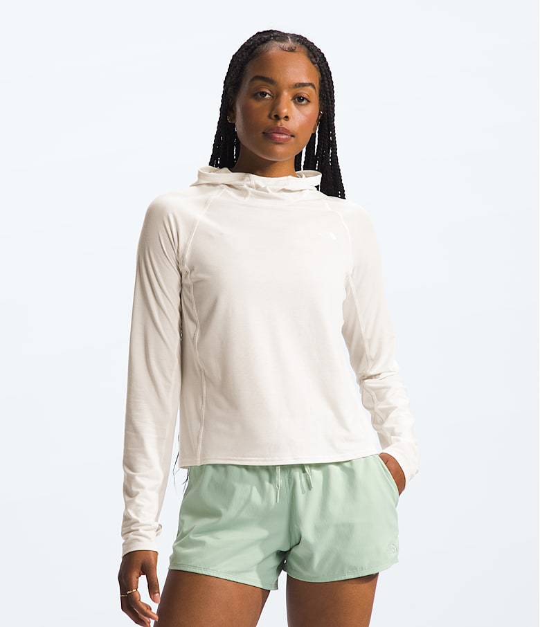 Hoodie and shorts women hot sale