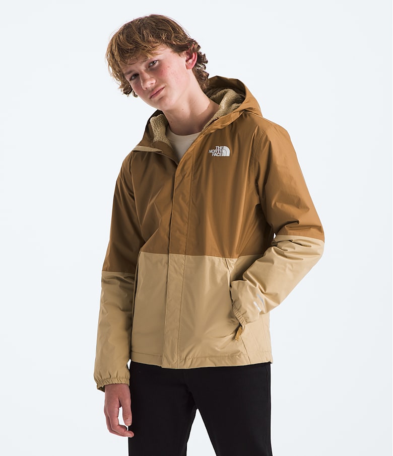 North face coat khaki deals