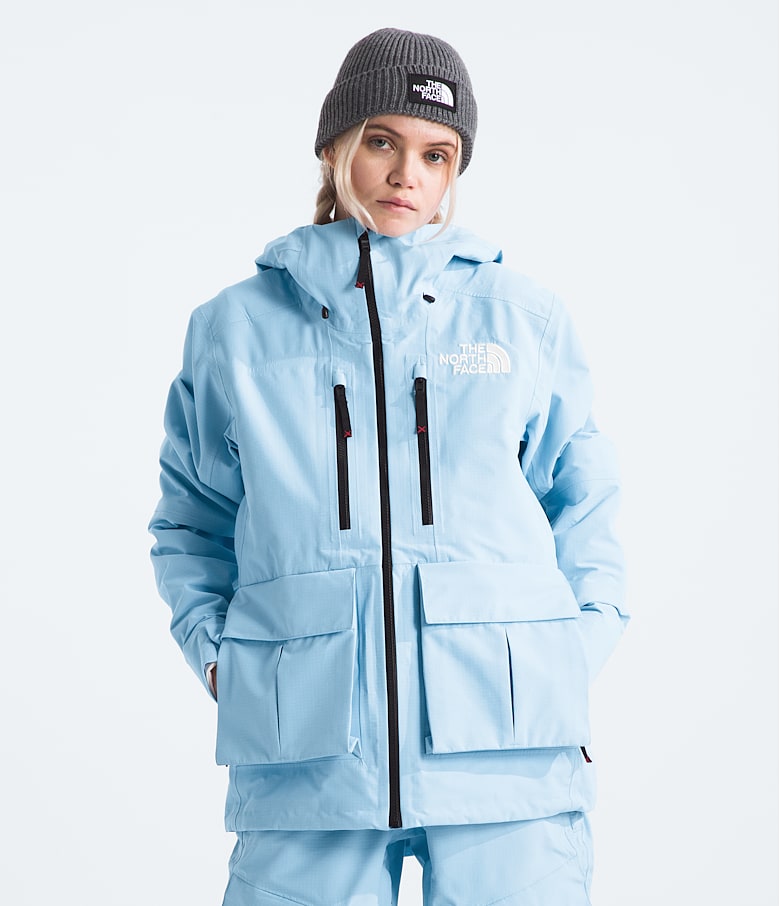 North face blue and white jacket online