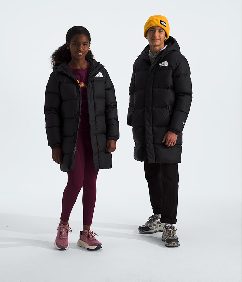 Big Kids Nuptse Long Parka The North Face