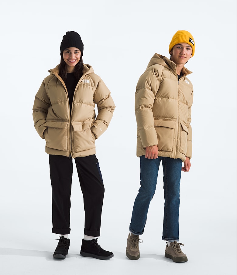 Boys Girls North Down Fleece Lined Short Parka The North Face