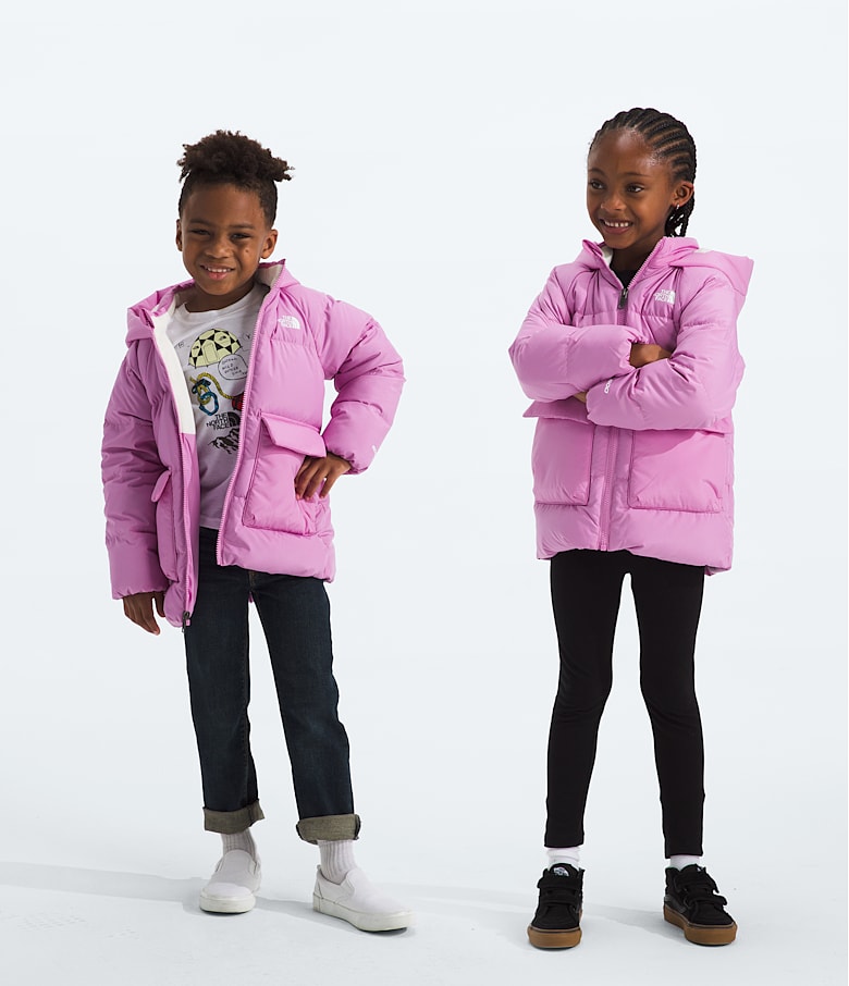 The North Face North Down Fleece Lined Parka Kids 2T Dragonfruit