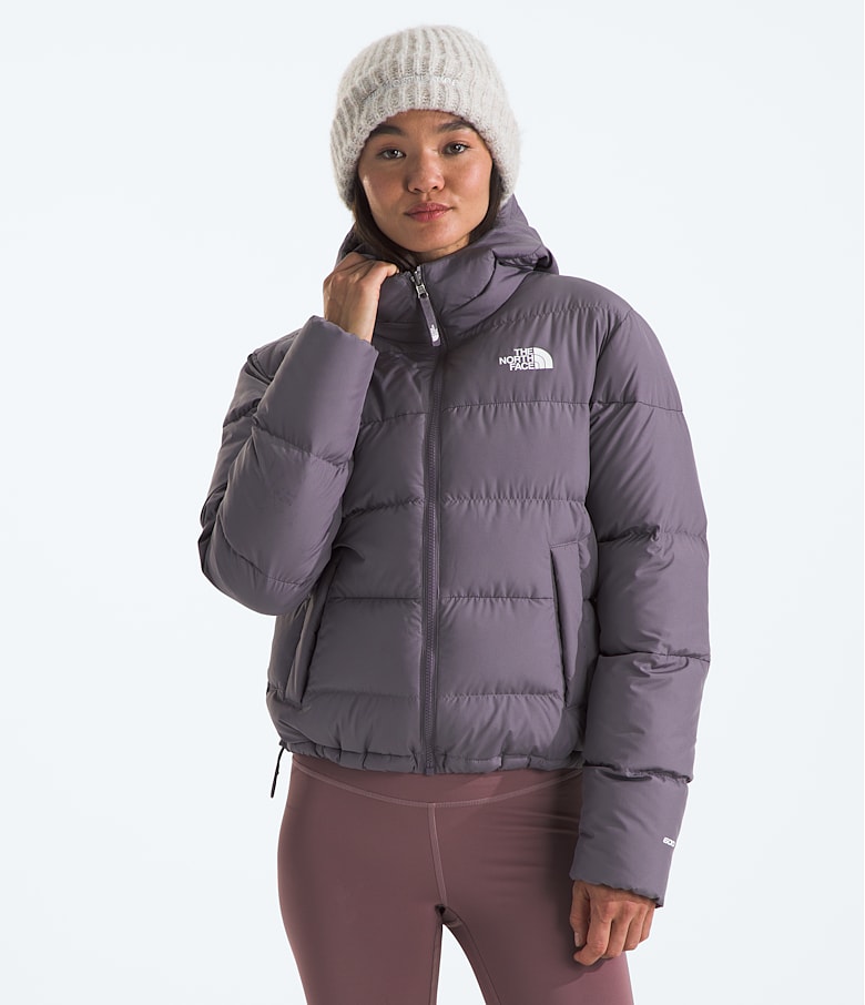 The North Face Women s Frost Fall Hooded Jacket Size Medium Lunar Stone