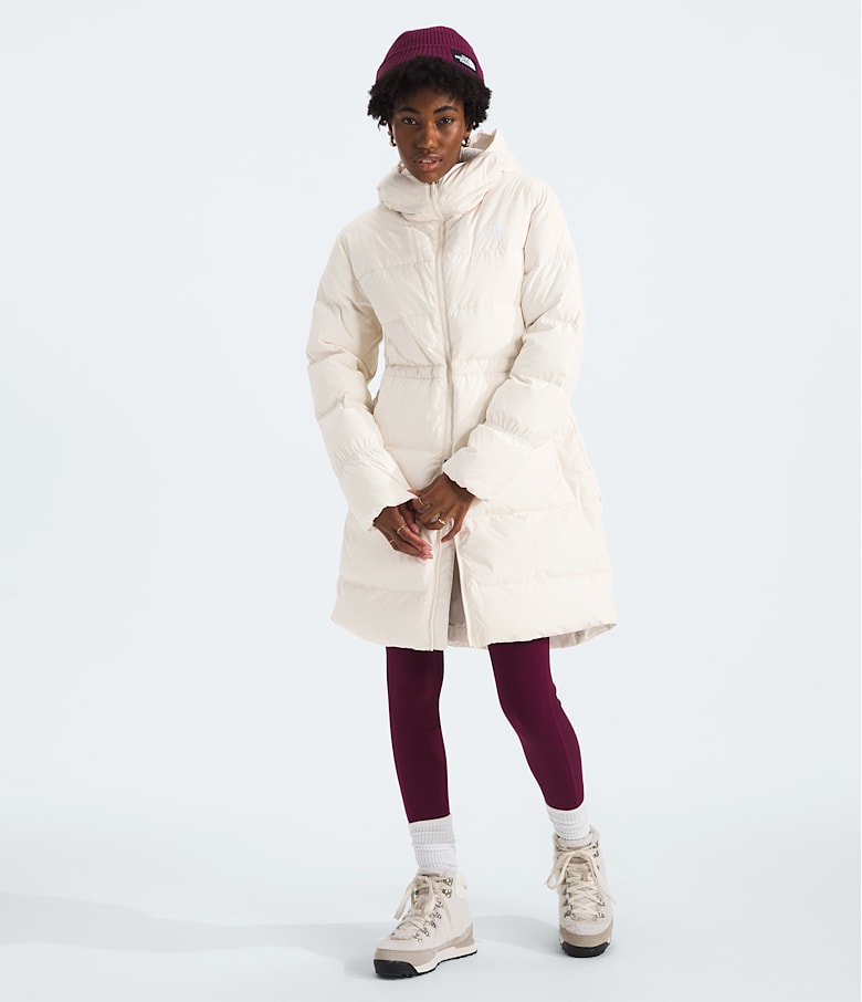 North face womens parka fur hood cheap