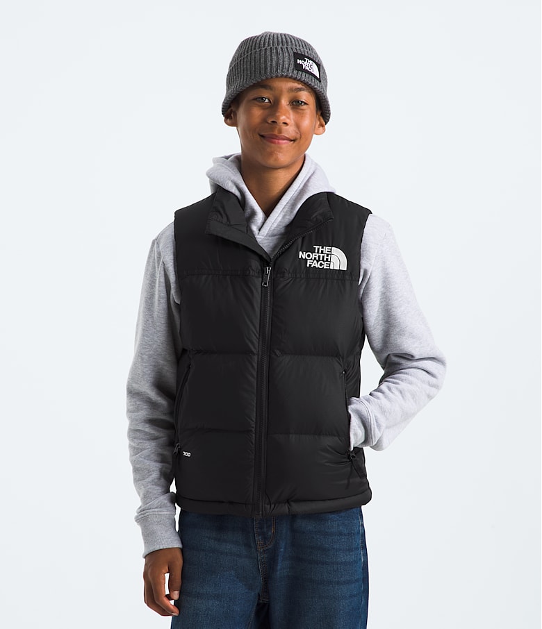 Boys Girls 1996 Retro Nuptse Vest